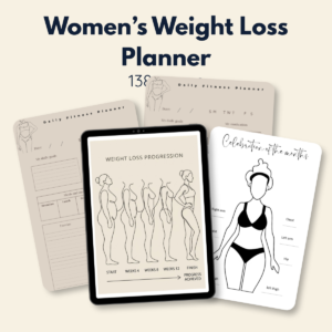 Women's Weight Loss Planner-printablenook.com