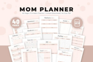 Mom Planner-printablenook.com
