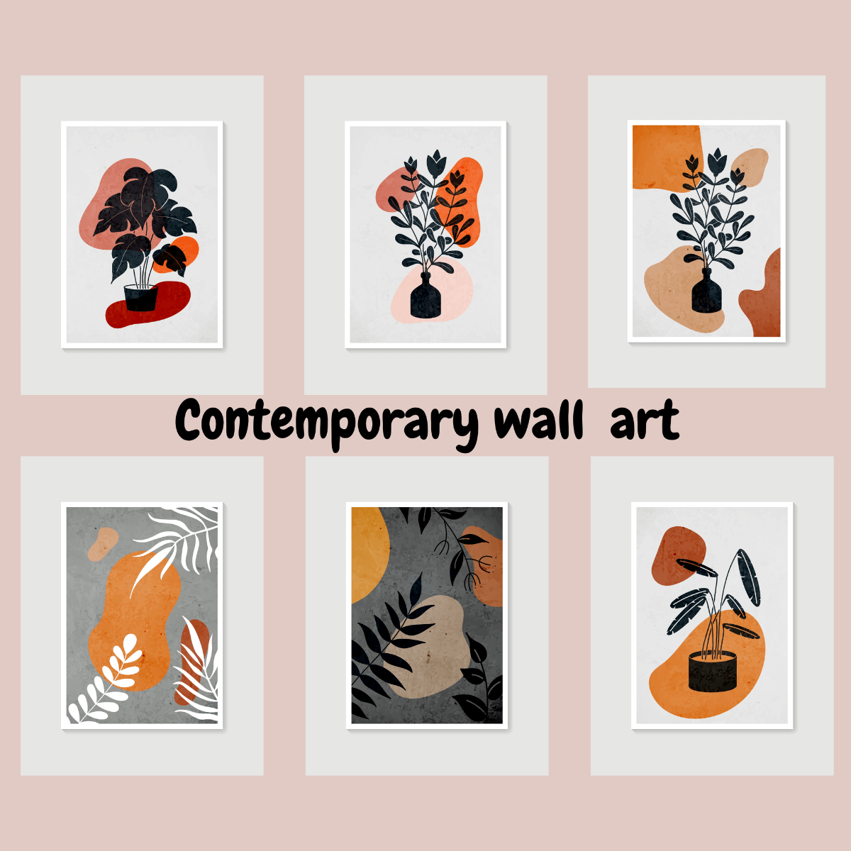 contemporary Wall art-printablenook.com