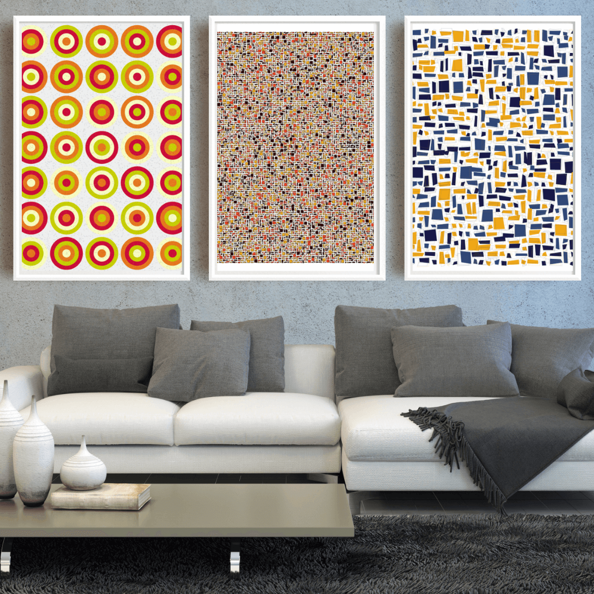 Abstract Geometric Seamless Pattern-printablenook.com