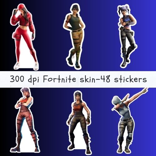 Fortnite Skin Set-printablenook.com