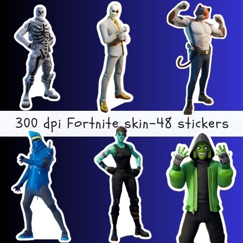 Fortnite Skin Set-printablenook.com
