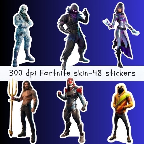 Fortnite Skin Set-printablenook.com