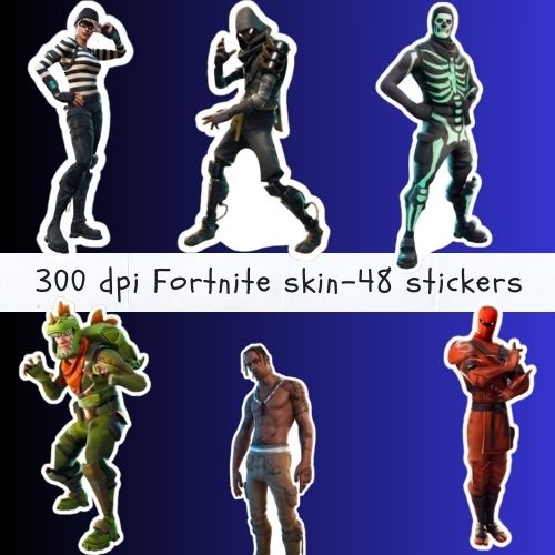 Fortnite Skin Set-printablenook.com