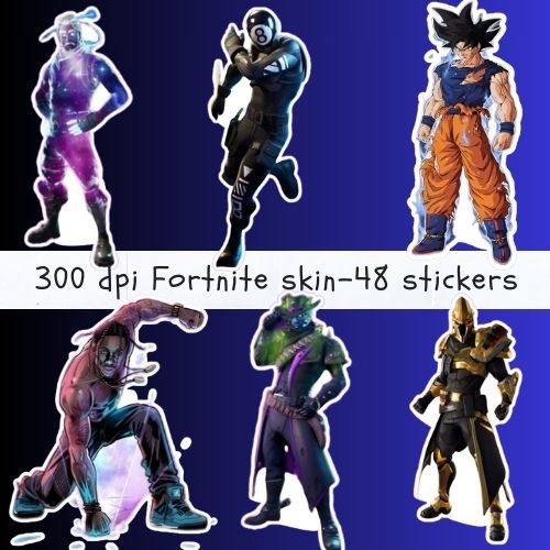 Fortnite Skin Set-printablenook.com