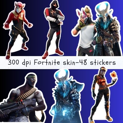 Fortnite Skin Set-printablenook.com