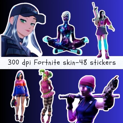Fortnite Skin Set-printablenook.com