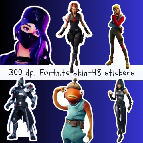 Fortnite Skin Set-printablenook.com