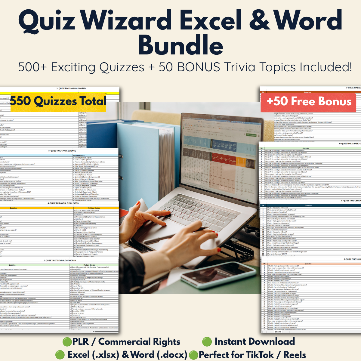 Quiz Wizard Excel-printablenook.com