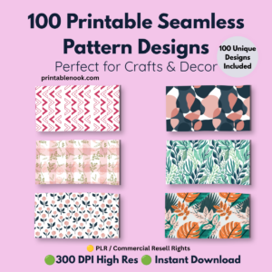 100 Printable Seamless Pattern Designs-printablenook.com